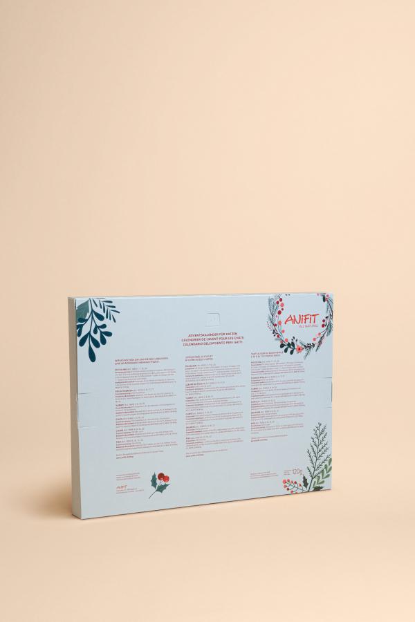 Verso calendrier de l'Avent pour chats